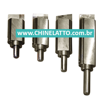 Acess. Normal: (4) Ferramentas de vídea soldada e afiada para broqueamento em baixa rotação.