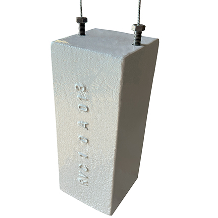 Grinding head counter weight