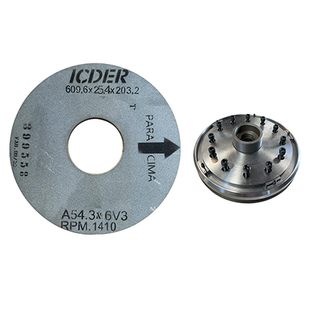 Grinding wheel Ø24" x 3/4" with 01 flange